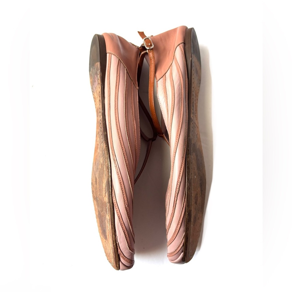 Eileen Shields MARY T-Strap Nappa Dusty Pink/Blush/flats shoes SZ EU 40 US 9-9.5 - Picture 6 of 11